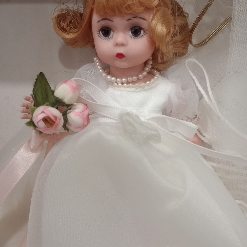 Madame Alexander Bride Doll with White and Pink Details - Picture 2 of 9